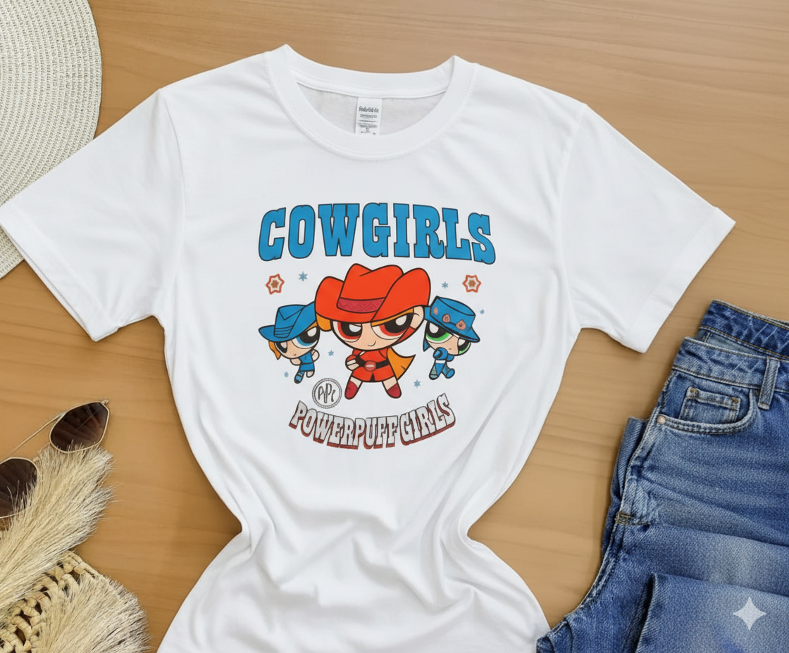 T-Shirt exclusiva das Meninas Superpoderosas- OFF WHITE - Imagem 2